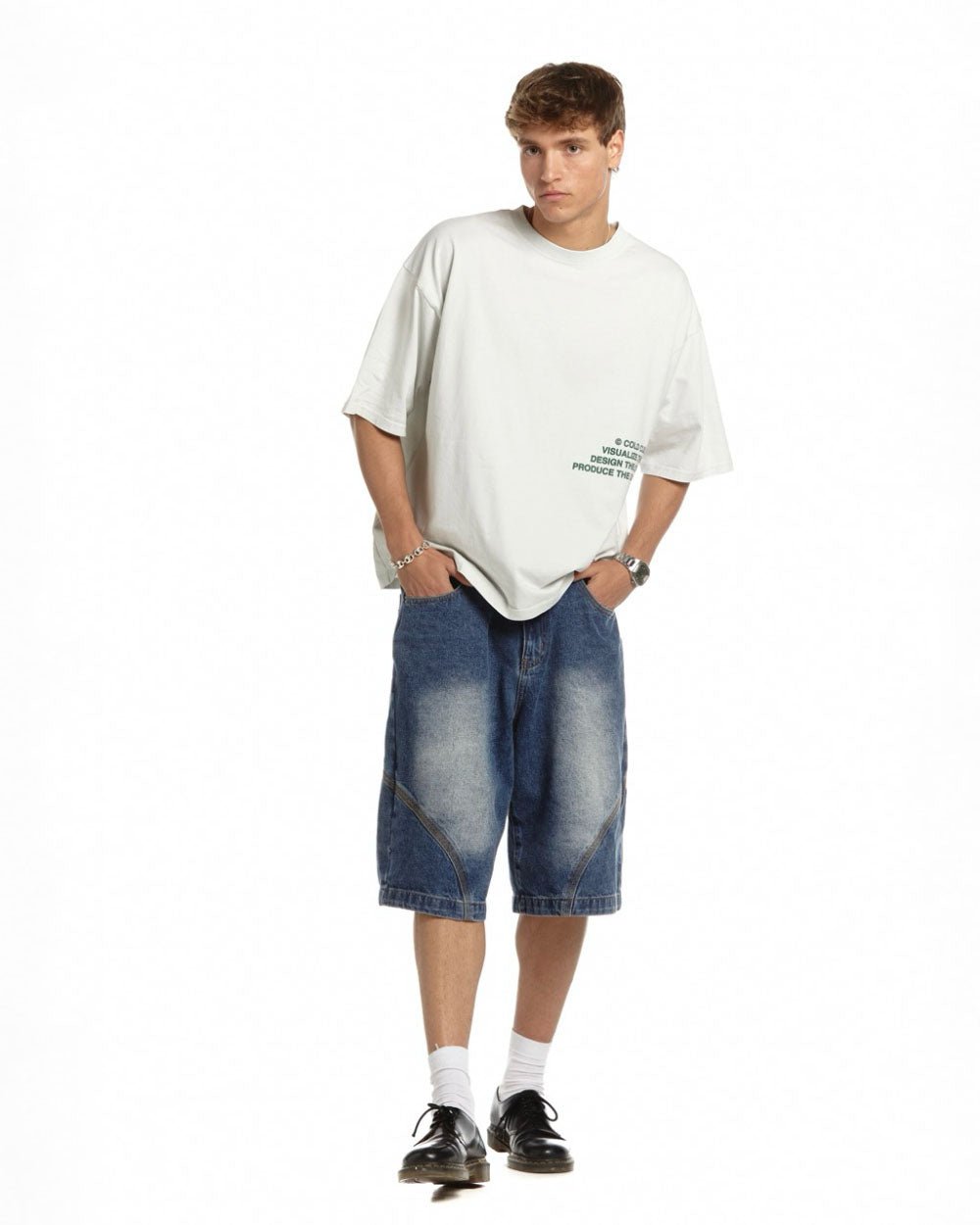VISUALIZE TEE ULTRA LIGHT GREY