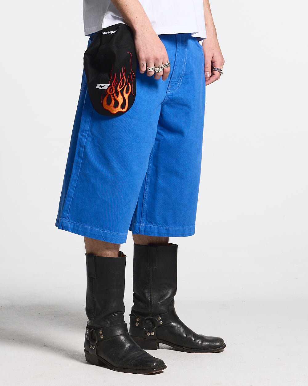 STITCHING JORTS TRUE BLUE