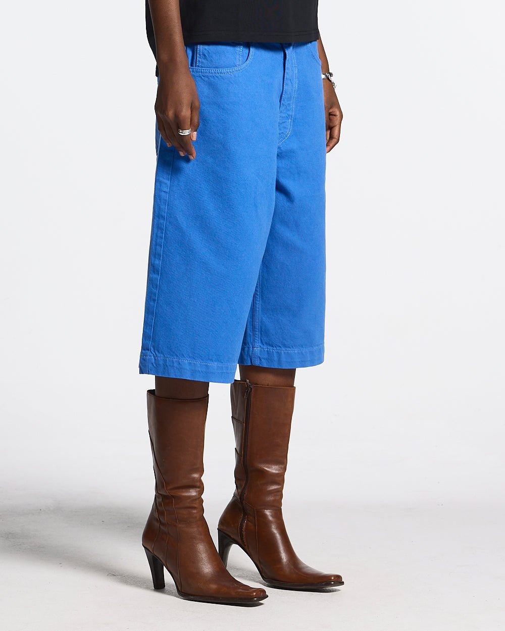 STITCHING JORTS TRUE BLUE
