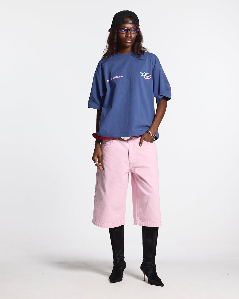 STITCHING JORTS SWEET LILAC
