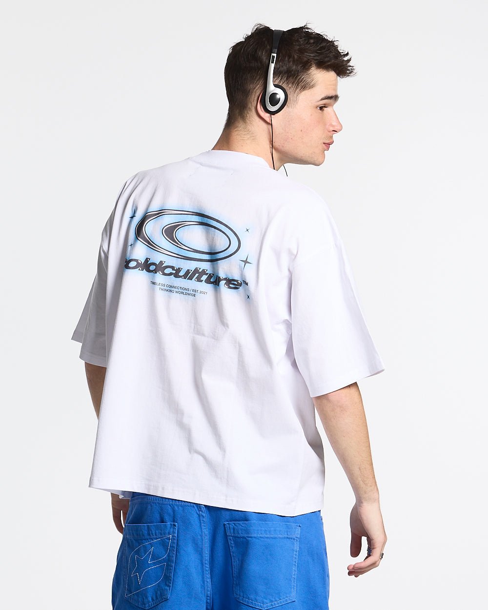 SHIMMER TEE WHITE
