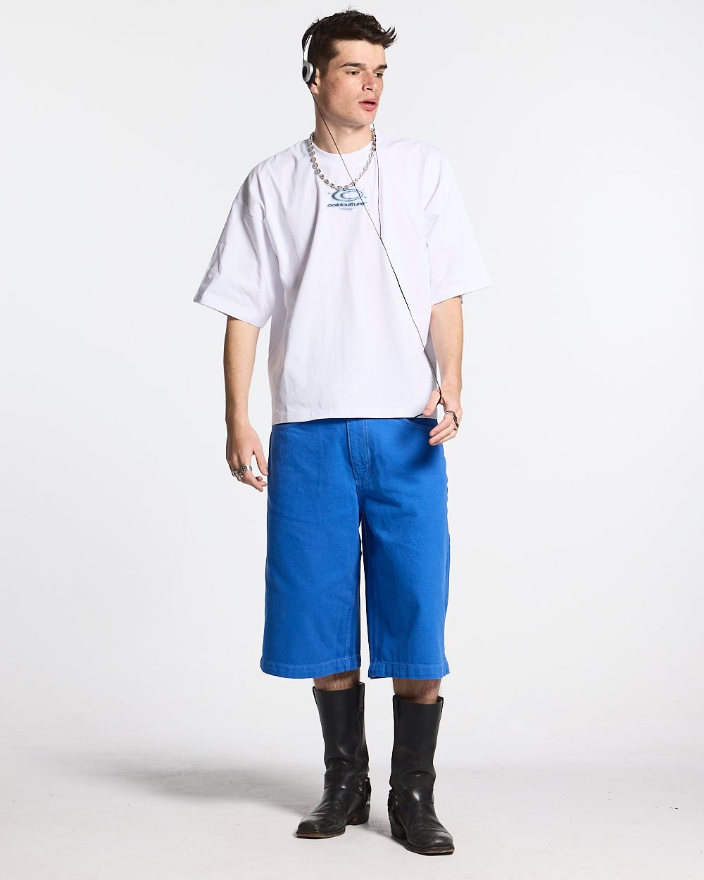 SHIMMER TEE WHITE