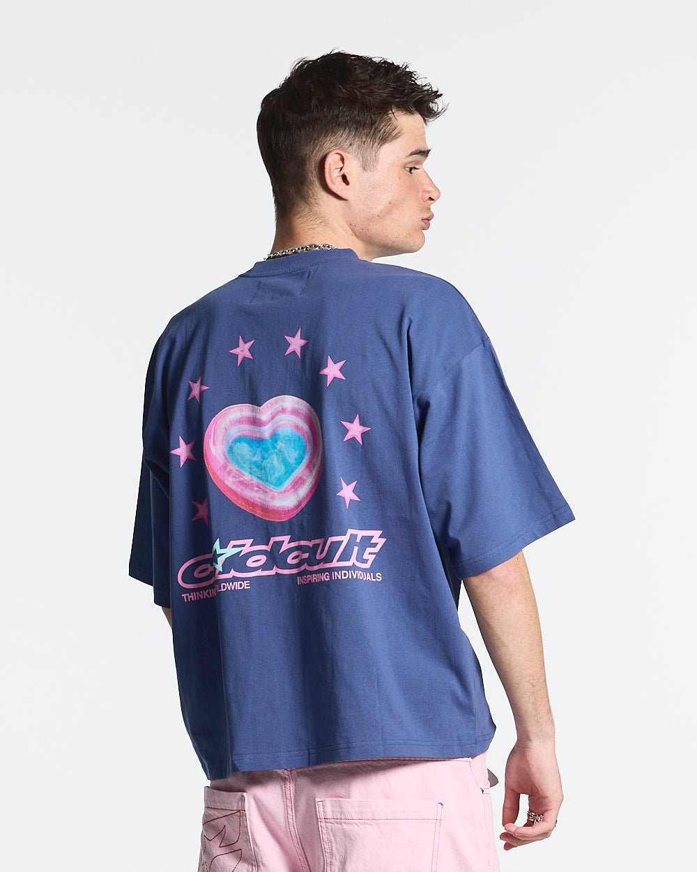 LOVERS POOL TEE COASTAL BLUE